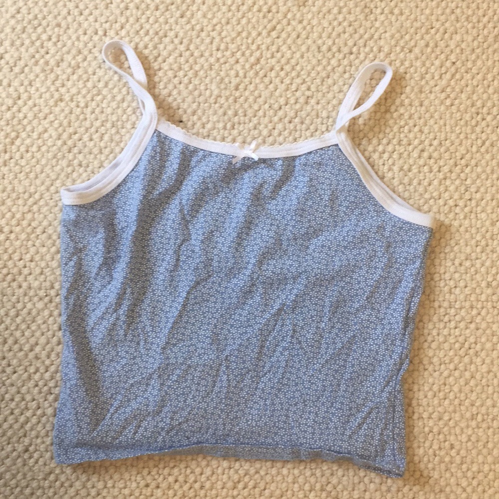 ❄️❄️brandy Melville blue flower tank top❄️❄️